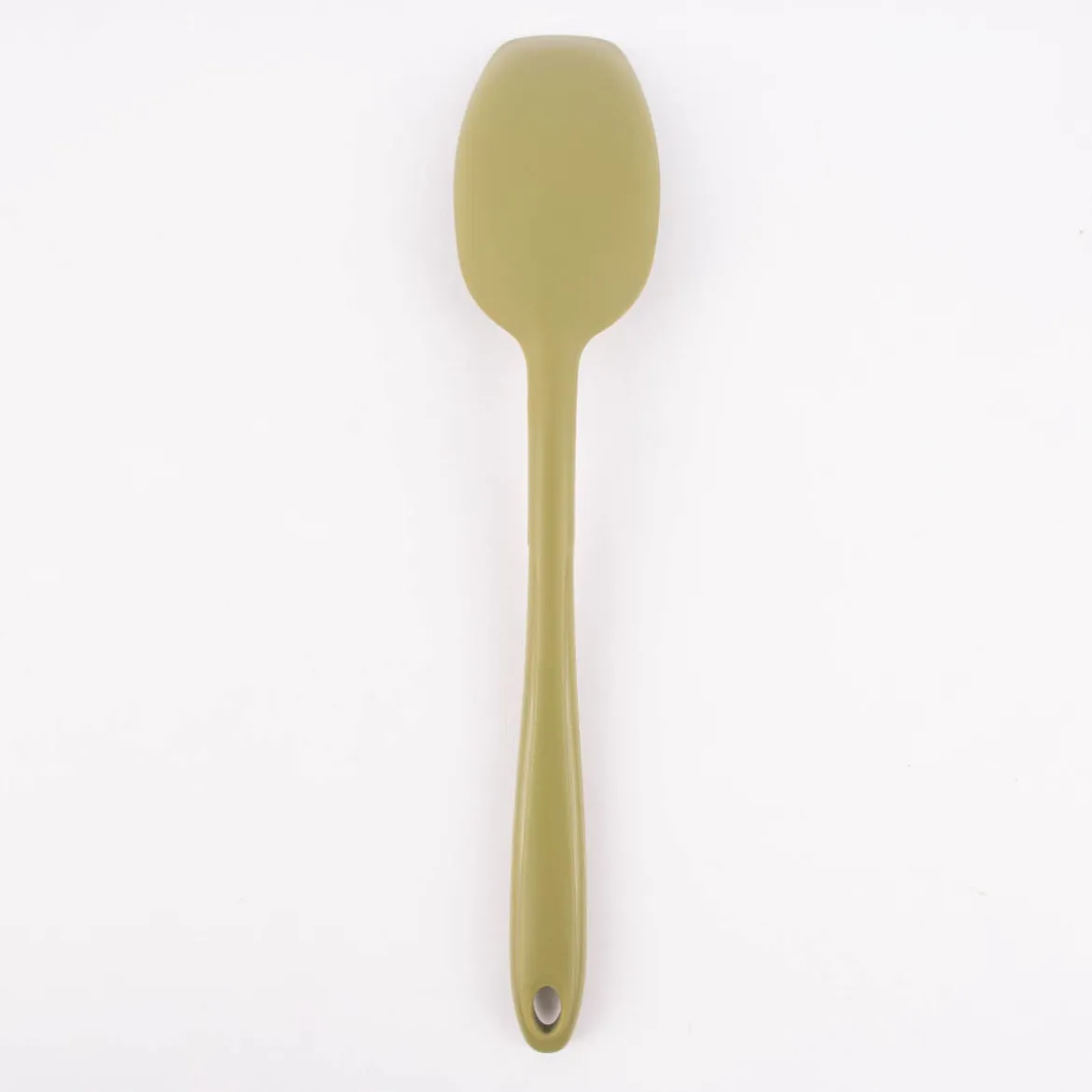 Kochblume Soßenlöffel L Saucenlöffel Silikon mit Edelstahlkern 32cm olive