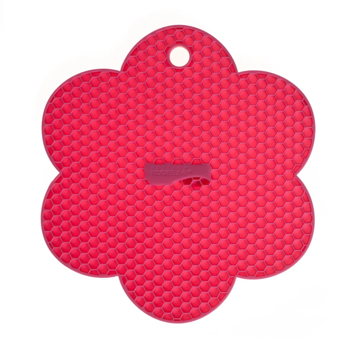 Kochblume Wabenuntersetzer Topflappen Silikon Blume pink ca. 18,5cm