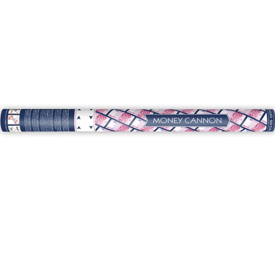 Konfetti Kanone 500 Euro Scheine pink 60cm