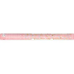 Konfetti Kanone Punkte silber gold 60cm
