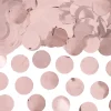 Konfetti Punkte einfarbig rosegold 15g
