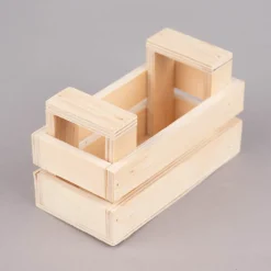 Korb klein Holz natur 12x6x7cm