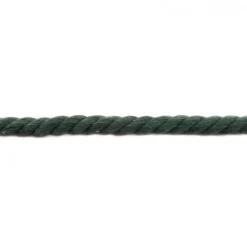 Kordel Baumwolle extra breit dunkelgrün Breite: 1,5cm