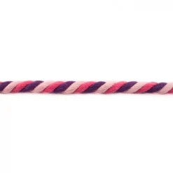 Kordel Baumwolle extra breit pink rosa lila Breite: 1,5cm