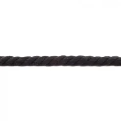 Kordel Baumwolle extra breit schwarz Breite: 1,5cm
