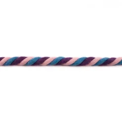 Kordel Baumwolle extra breit lila rosa blau Breite: 1,5cm
