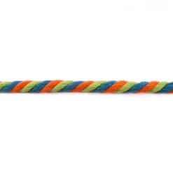 Kordel Baumwolle extra breit grün blau orange Breite: 1,5cm