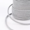 Kordel Baumwolle grau Breite: 8mm