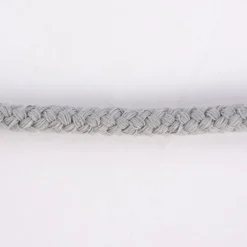 Kordel Baumwolle grau Breite: 8mm