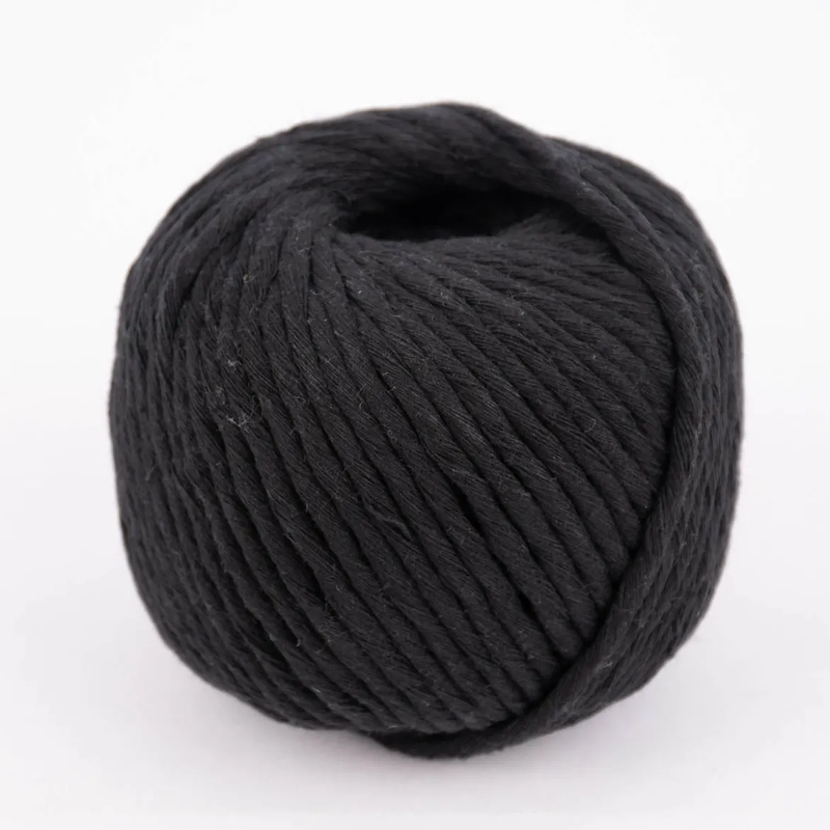 Kordel Baumwolle Makramee 5mm schwarz 50m