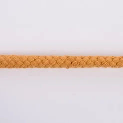 Kordel Baumwolle ocker gelb Breite: 8mm