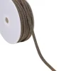 Kordel Kettengeflecht flach Metallic messing 8mm Breite