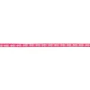 Kordel Kunstleder Zierband Ananas pink weiß Breite: 6mm