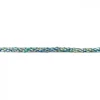 Kordel Polyester grün blau meliert Breite: 8mm