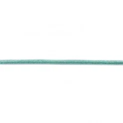 Kordel Velourleder Glitzer türkis Breite: 5mm