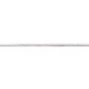 Kordel Velourleder Glitzer weiß Breite: 5mm