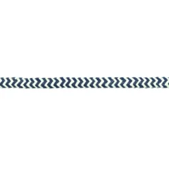 Kordel Zierband Chevron weiß mint Breite: 8mm