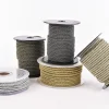 Kordel Zierband goldfarbig dunkel Glitzer Breite: 0,3cm