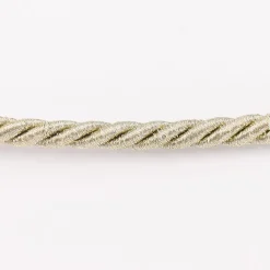 Kordel Zierband goldfarbig hell Glitzer Breite: 0,6cm