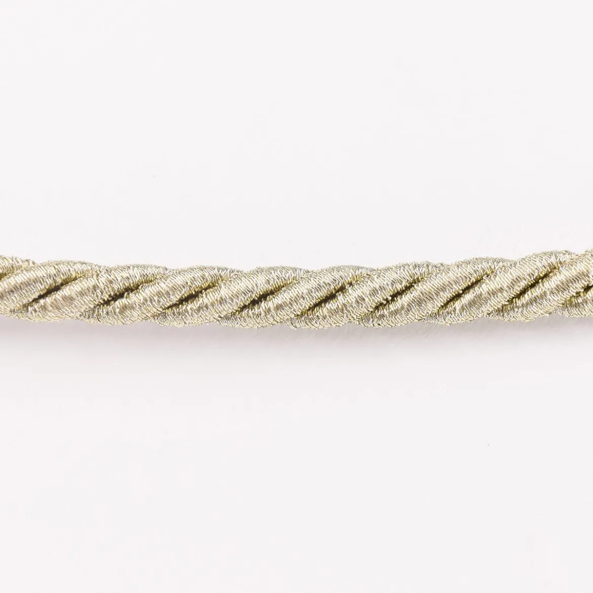 Kordel Zierband goldfarbig hell Glitzer Breite: 0,6cm