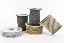 Kordel Zierband messing Glitzer Breite: 0,3cm