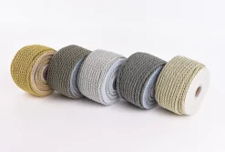 Kordel Zierband silberfarbig hell Glitzer Breite: 0,6cm