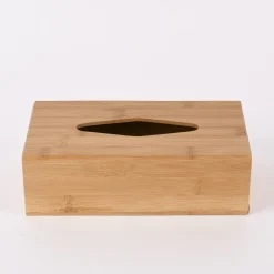 Kosmetiktücherbox aus Bambus 7x24,5x13cm