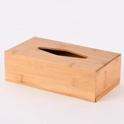 Kosmetiktücherbox aus Bambus 7x24,5x13cm