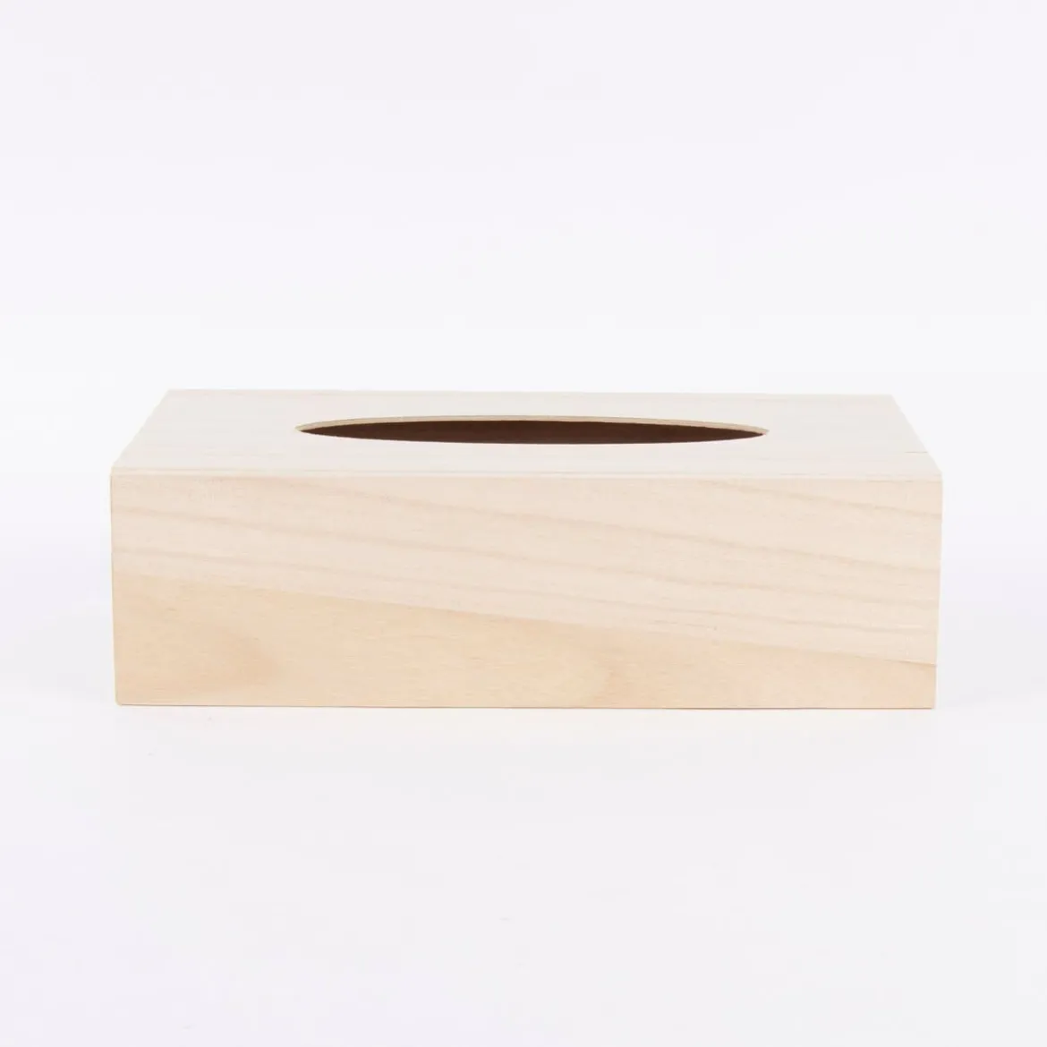 Kosmetiktuch-Box blanko Holz 27x14x8cm