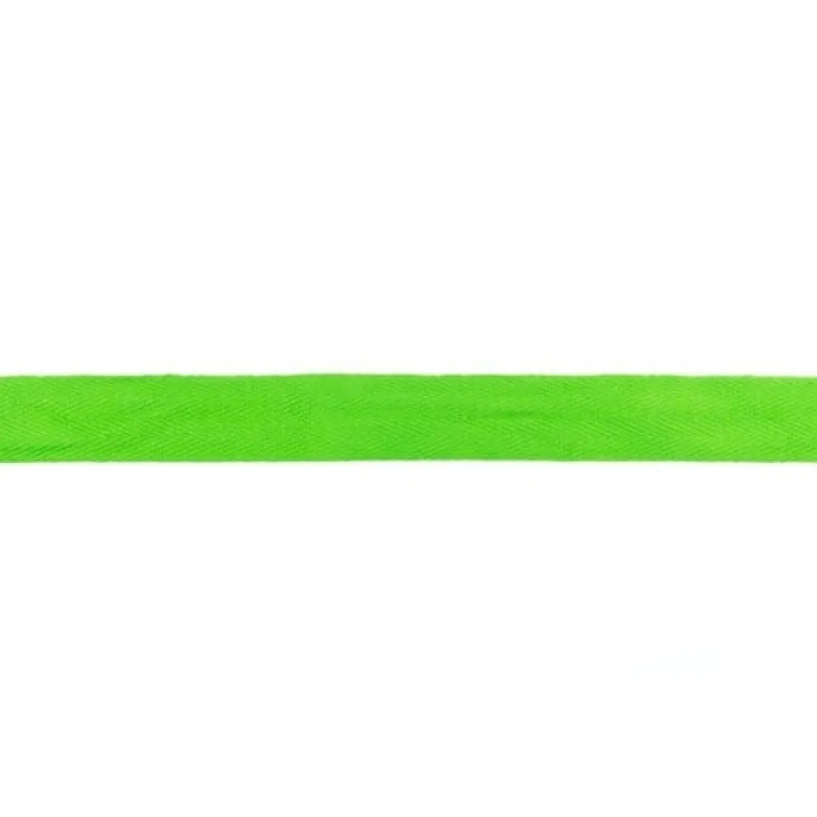 Köperband Baumwolle gewaschen apfelgrün Breite: 2,5cm