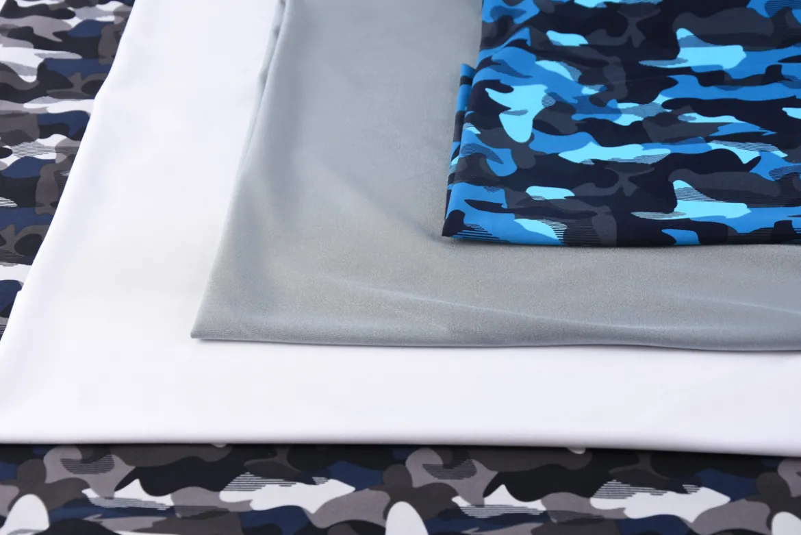 Kreativstoff Elastic Bademodenstoff uni grau