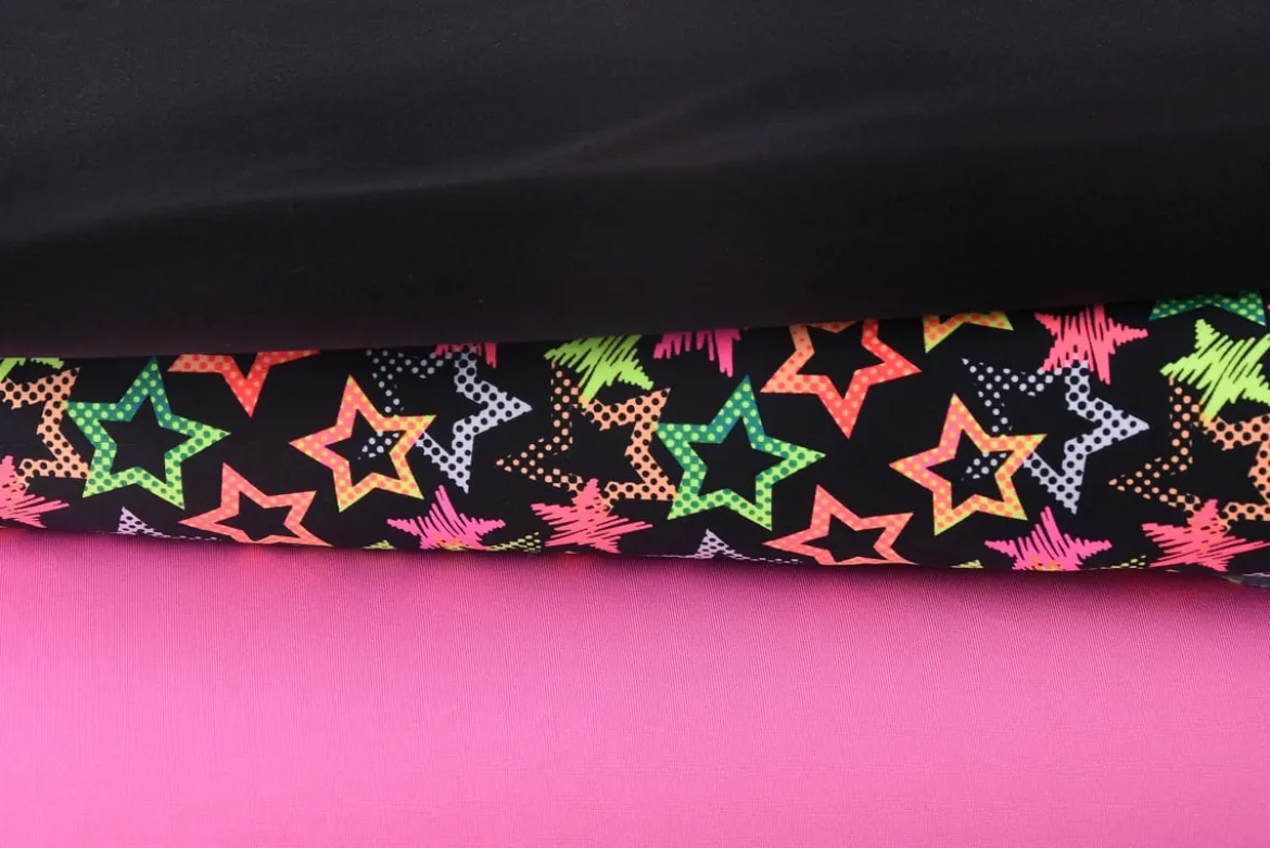 Kreativstoff Elastic Bademodenstoff uni schwarz