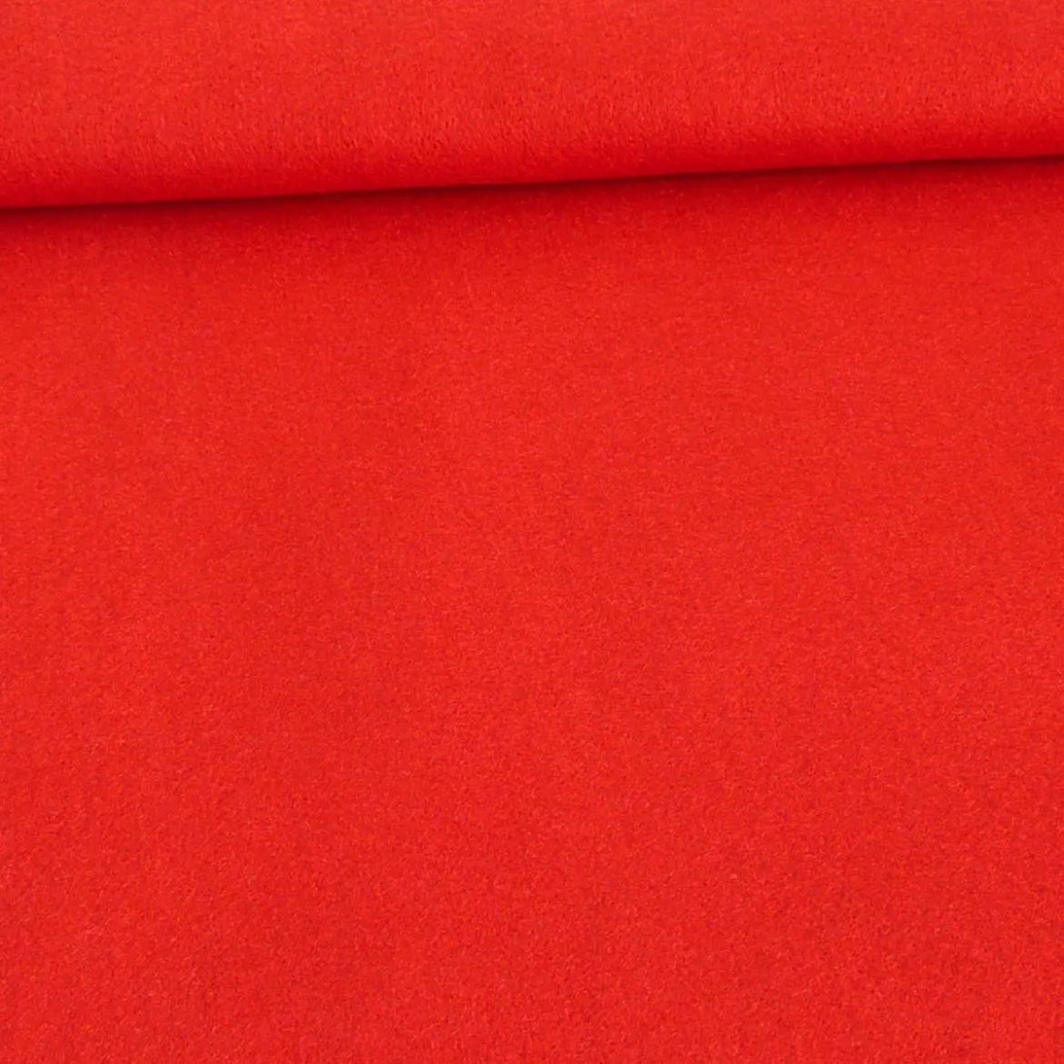 Kreativstoff Filz einfarbig rot 180cm Breite 2mm Stärke