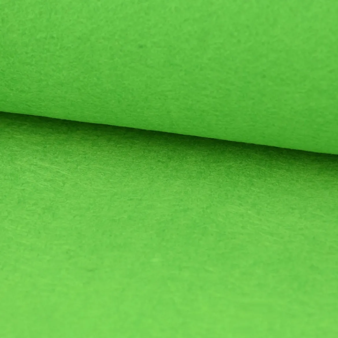 Kreativstoff Filz Meterware 3mm Stärke einfarbig grasgrün 90cm Breite