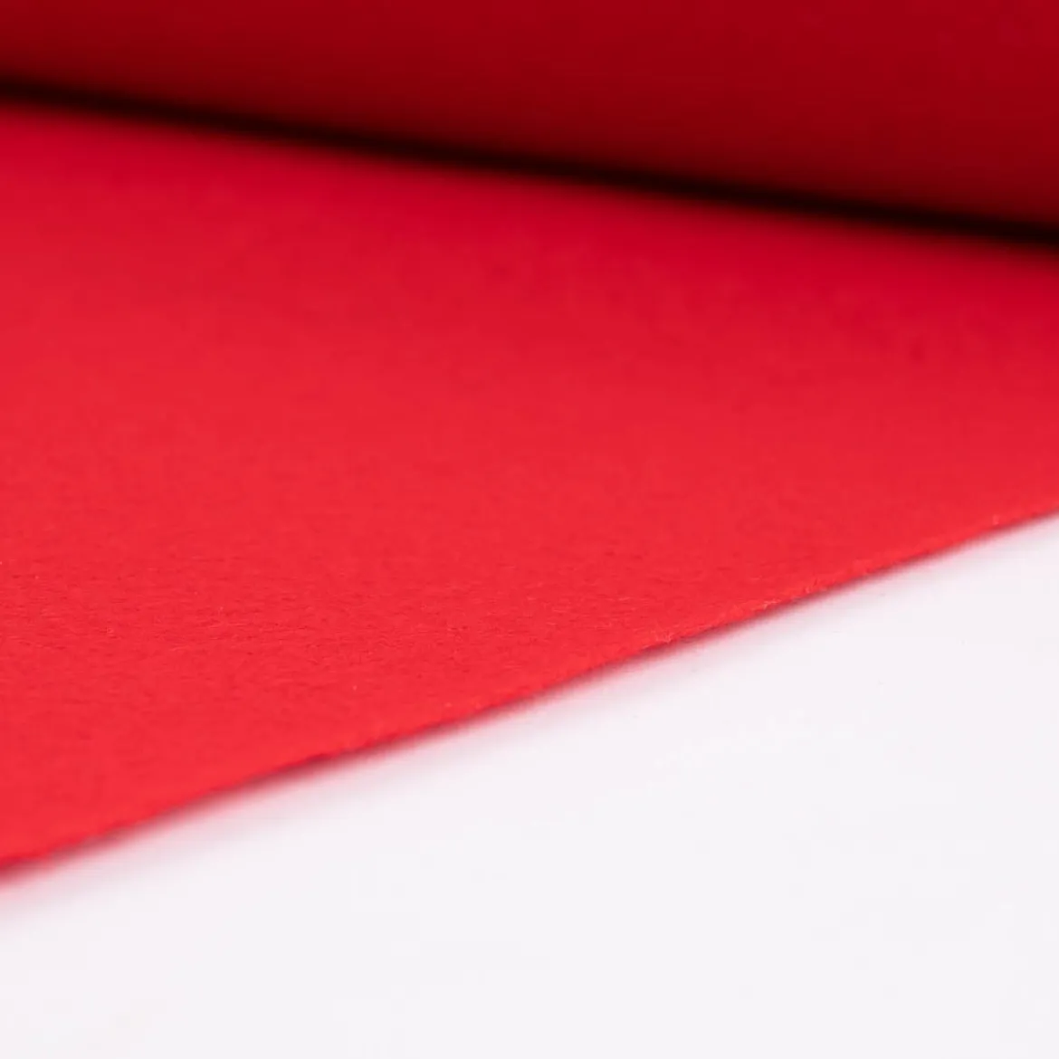 Kreativstoff Filz 1,5mm Stärke einfarbig rot 90cm Breite