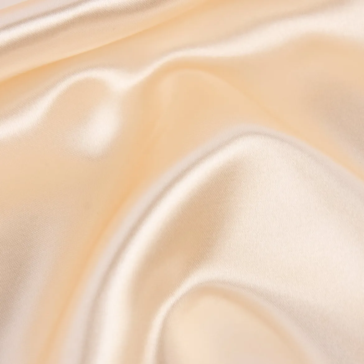 Kreativstoff Satinstoff einfarbig beige 1,45m Breite