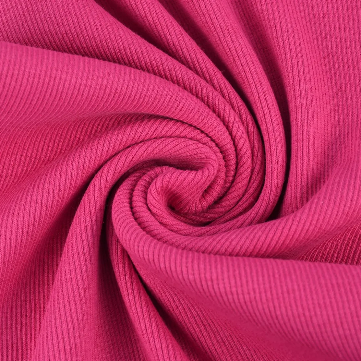 Kreativstoff Strickschlauch Bündchenstoff grob pink 27cm Breite