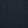 Kreativstoff Strickschlauch Bündchenstoff fein dunkelblau meliert 37cm Breite