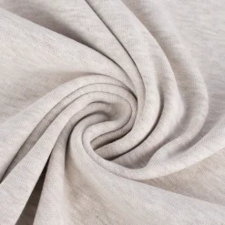 Kreativstoff Strickschlauch Bündchenstoff fein beige meliert 37cm Breite