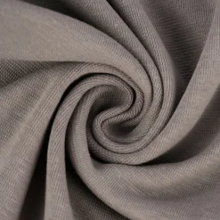 Kreativstoff Strickschlauch Bündchenstoff fein grau 35cm Breite