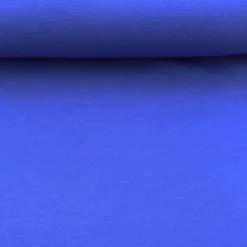 Kreativstoff Strickschlauch Bündchenstoff fein blau royalblau 37cm Breite