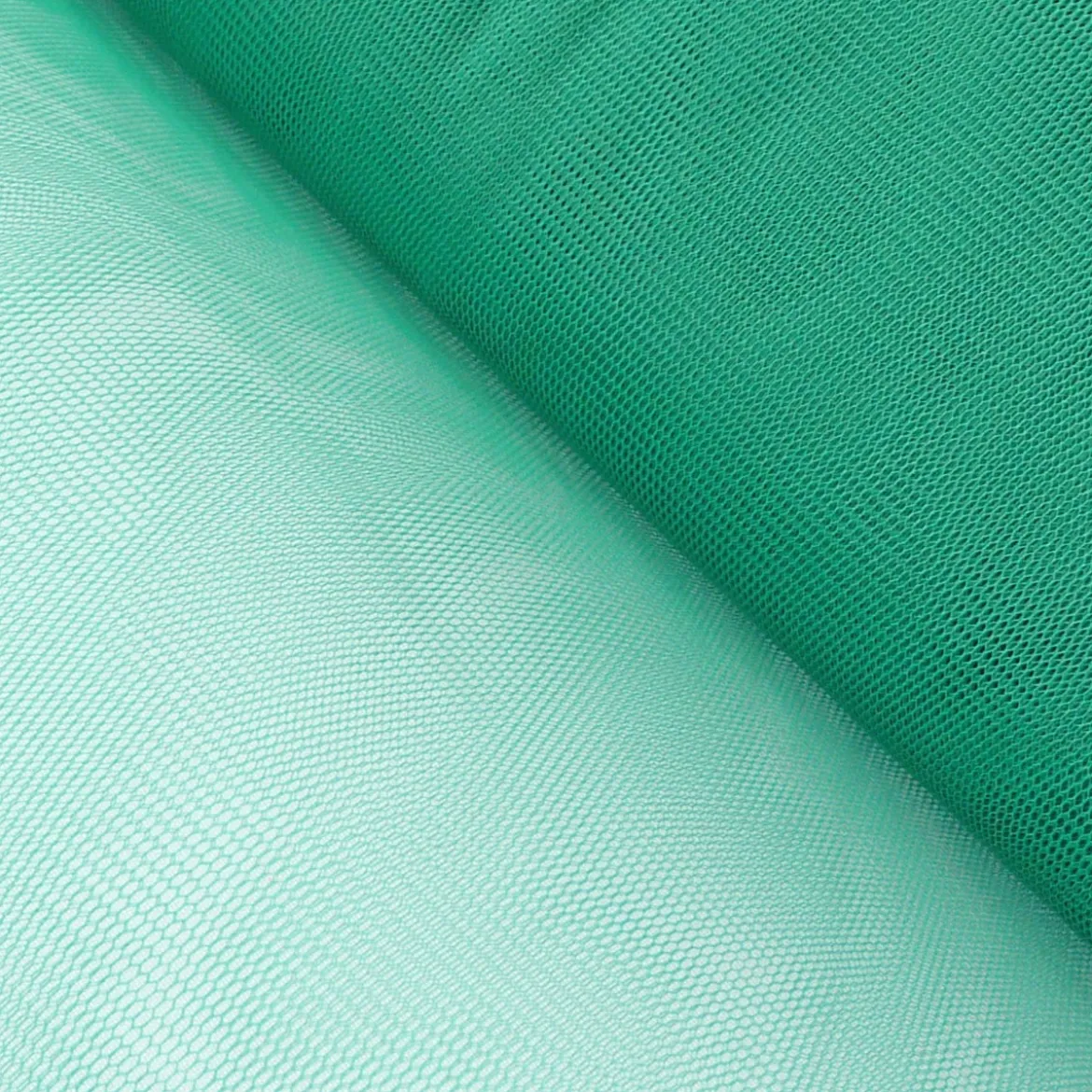 Kreativstoff Tüll Polyester dunkelgrün 1,4m Breite