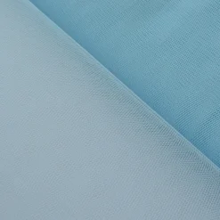 Kreativstoff Tüll Polyester hellblau 1,4m Breite