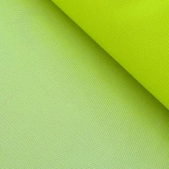 Kreativstoff Tüll Polyester neon gelb 1,4m Breite