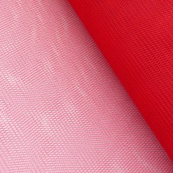 Kreativstoff Tüll Polyester rot 1,4m Breite