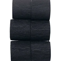 Kreppbänder Schwarz 3,5cmx10m von Rico Design im 6er Set