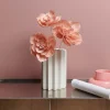 Krepppapier Blüten lachs von Rico Design im 3er Set