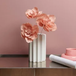 Krepppapier Blüten lachs von Rico Design im 3er Set