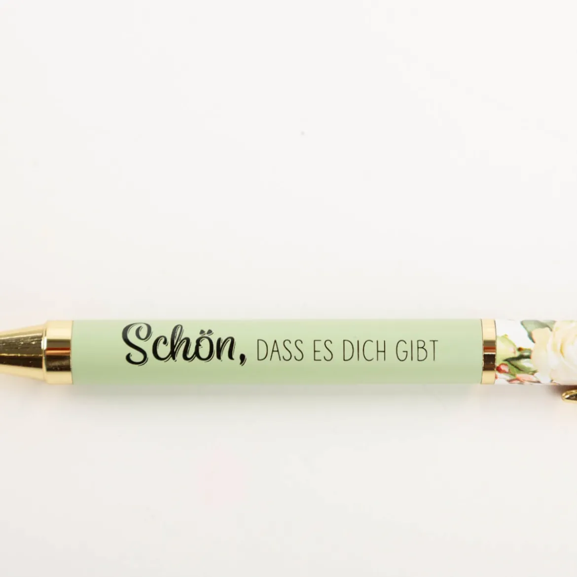 Kugelschreiber "Schön, dass es dich gibt" Wiese grün von La Vida