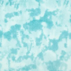 Kunstfelll Soft-Plüsch Meterware Batik blau 1,50m Breite